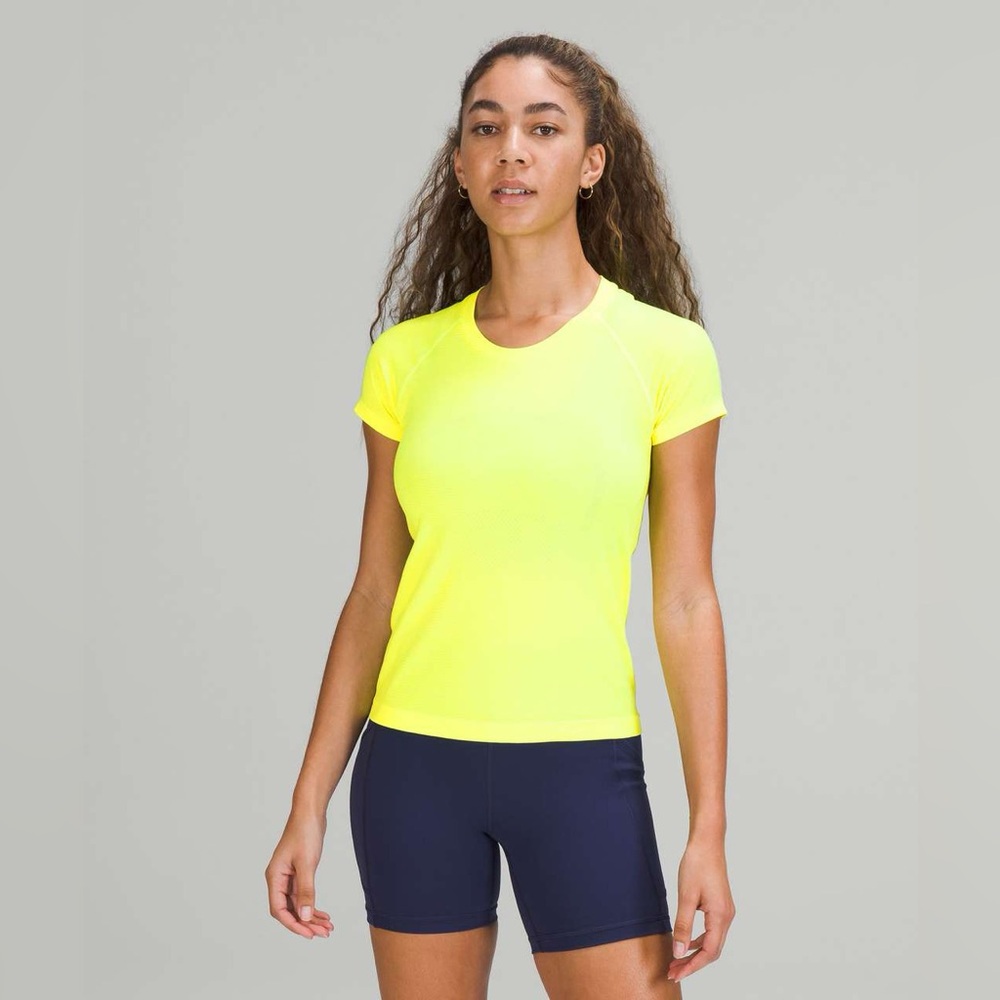 Lululemon swiftly tech 2.0 short sleeve neon top - Race Length